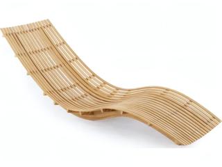 Swing Teak Stackable Chaise Lounge