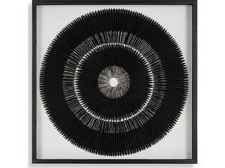 Uttermost Sandara Black / Gold Leaf Shadow Box