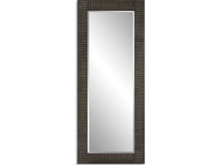 Uttermost Figaro Aged Gray Wash Rectangular Floor Mirror