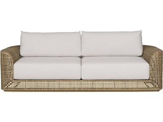 Vanguard Furniture Outdoor Bliss Wicker Cushion Sofa