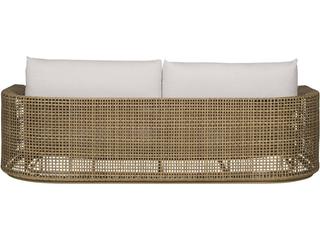 Vanguard Furniture Outdoor Bliss Wicker Cushion Sofa
