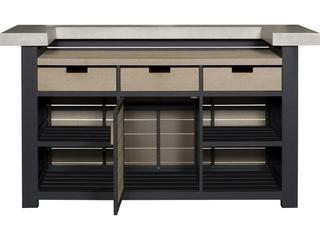 Vanguard Furniture Michael Weiss Montecito Aluminum Shadow 78"W x 30.5"D Rectangular Bar