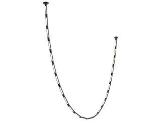 Catena 23-Light Bronze Linear Chandelier with Crystal Accents