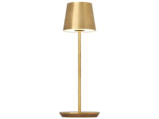 Visual Comfort Modern Nevis Natural Brass Table Lamp