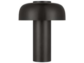 Louver 1-Light Aluminum Outdoor Lamp in Bronze