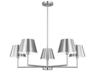 Visual Comfort Studio Ender 5-Light Brushed Nickel Chandelier