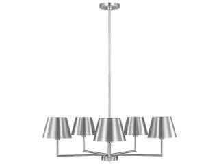 Visual Comfort Studio Ender 5-Light Brushed Nickel Chandelier