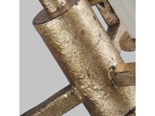 Visual Comfort Studio Thayer 3-Light Antique Gild Gold Candelabra Lantern Chandelier