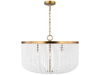 Visual Comfort Studio Bellecour 8-Light Vintage Gild Gold Candelabra Chandelier