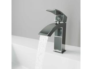 Vigo Satro Chrome 1-Handle Vessel Waterfall Bathroom Faucet