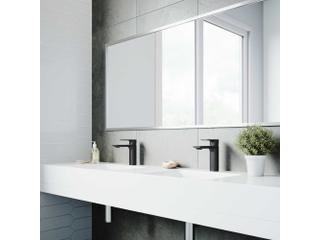 Vigo Davidson Matte Black 1-Handle Vessel Bathroom Faucet