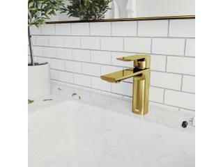 Vigo Davidson Matte Brushed Gold Bathroom Faucet