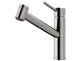 Branson Pull-Out Spray Kitchen Faucet in Stainless Steel