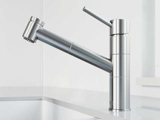 Vigo Branson Stainless Steel 1-Handle Deck Mount Pull-Out Kitchen Faucet