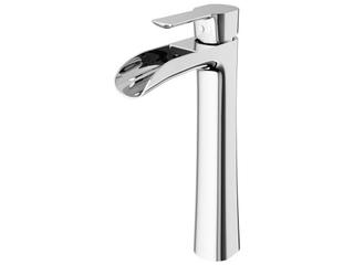 Vigo Niko Chrome 1-Handle Waterfall Vessel Bathroom Faucet