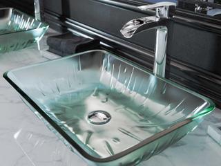 Vigo Niko Chrome 1-Handle Waterfall Vessel Bathroom Faucet