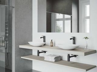 Vigo Niko Matte Black 1-Handle Waterfall Vessel Bathroom Faucet