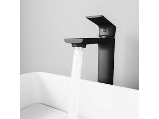 Vigo Norfolk Matte Black 1-Handle Vessel Bathroom Faucet