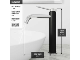 Vigo Lexington Chrome 1-Handle Vessel Bathroom Faucet