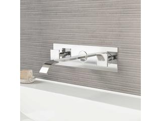Vigo Titus Chrome 2-Handle Wall-Mount Bathroom Faucet