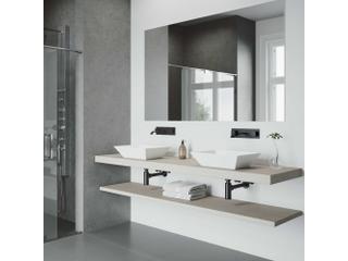 Vigo Titus Matte Black 2-Handle Wall-Mount Bathroom Faucet