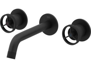 Vigo Cass Two Handle Wall Mount Bathroom Faucet