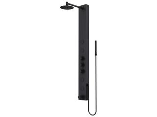 Vigo Bowery 4-Jet Shower Panel System with Round Head, Tub Filler and Hand Shower Wand