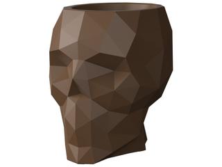 Vondom Outdoor Skull Brown Planter