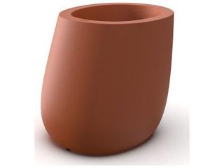 Vondom Stone 16 Inch Planter in Clay