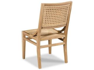 Woodbridge Outdoor Jupiter Natural Teak Wicker Dining Chair