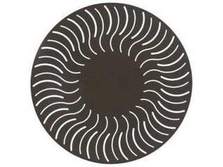 Windward Design Group Sunburst Punched Aluminum Aluminum Round Patio Conversation Table