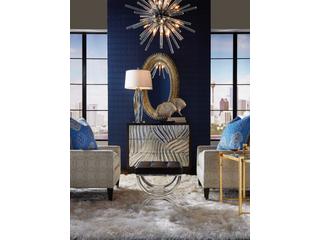 Wildwood Harlow Black Leather Accent Bench