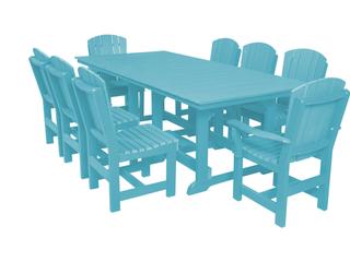 Wildridge Heritage Recycled Plastic 9 Piece Outdoor Dining Set