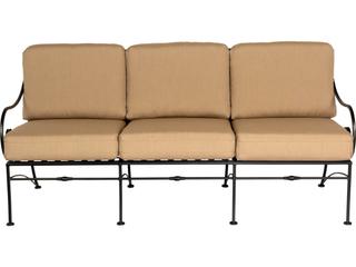 Woodard Sheffield Cushion Wrought Iron Outdoor Sofa
