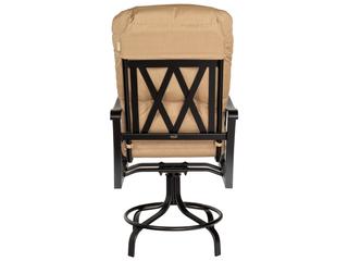 Woodard Cortland Cushion Aluminum Swivel Patio Counter Stool