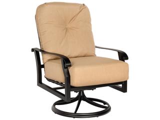 Cortland Cushion Aluminum Swivel Rocker Outdoor Lounge Chair