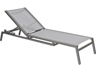 Palm Coast Sling Aluminum Stackable Adjustable Patio Chaise Lounge