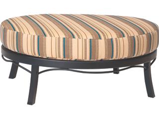 Cortland Cushion Aluminum Universal Oval Outdoor Patio Ottoman