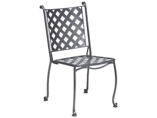 Maddox Wrought Iron Stackable Bistro Side Chair