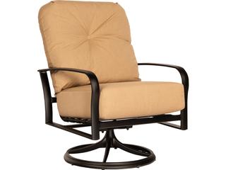 Fremont Cushion Aluminum Swivel Rocker Patio Lounge Chair