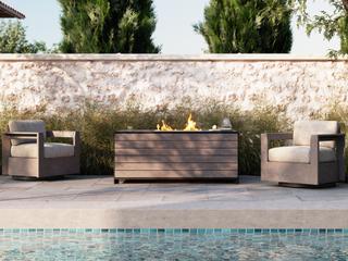 Woodard Beau Teak Cushion Lounge Set