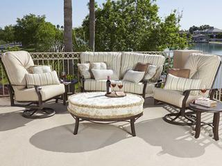 Woodard Cortland Cushion Aluminum Patio Lounge Set