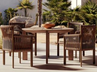 Woodard Eve Aluminum Dining Set