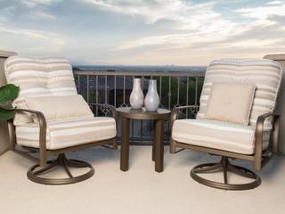Woodard Fremont Cushion Aluminum Outdoor Patio Lounge Set