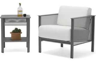 Woodard Jax Wrought Iron Patio Lounge Set