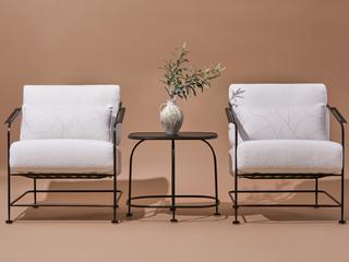 Woodard Reed Wrought Iron Cushion Lounge Set