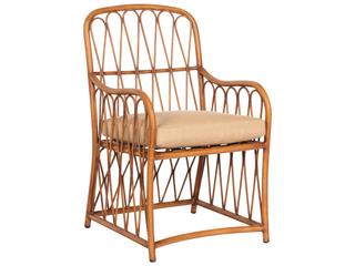 Cane Aluminum Cane Patio Dining Arm Chair