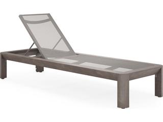 Beau Teak Sling Chaise Lounge