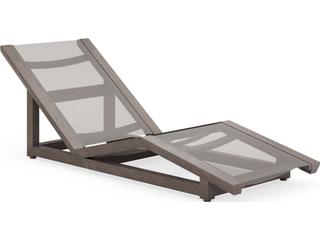 Sierra Teak Sling Chaise Lounge