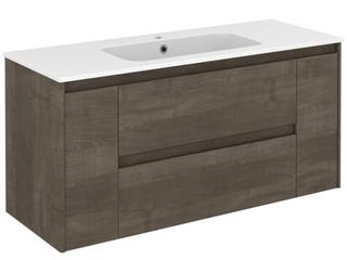 Ambra Wall Mounted Bathroom Vanity in Samara Ash